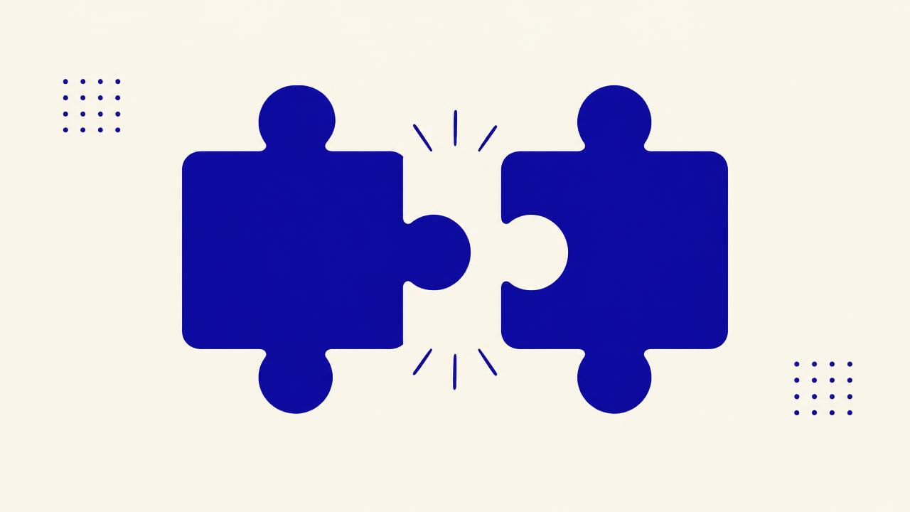 Illustration: Zwei Puzzleteile, die nicht zueinander passen